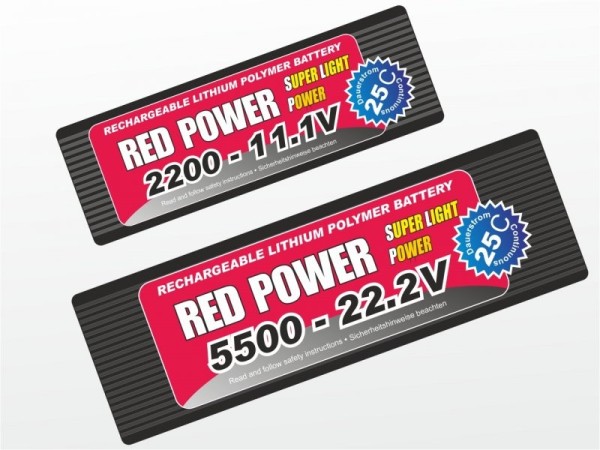 Lipo 11,1/2700/25C MPX Red Power SLP