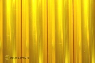 Oracover Bügelfolie light transp. gelb 60cm breit 1lfm