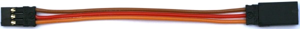 Servoverlängerungskabel 3x0,25qmm 18 cm flach JR