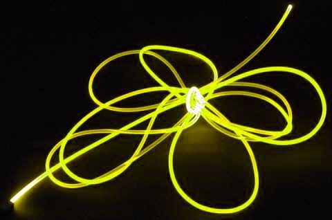 Leuchtschnur gelb 100cm