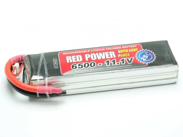 Lipo 11,1/6500/25C Red Power SLP