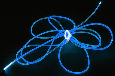 Leuchtschnur blau 100cm