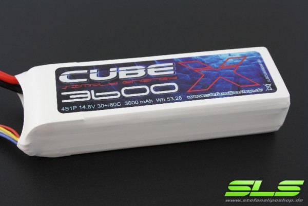 SLS X-Cube 14,8V/3600 mAH 30C