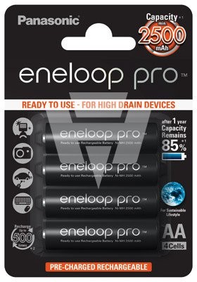 Eneloop pro AA 1,2V/2500 4er