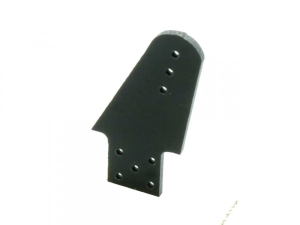 GFK-Ruderhörner schwarz 25x1,5 mm (10Stk)