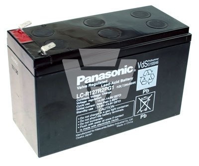 Bleiakku Panasonic 12 V/7,2 AH 6,3mm