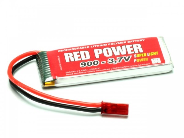 Lipo 3,7V/900mah 25C Red Power