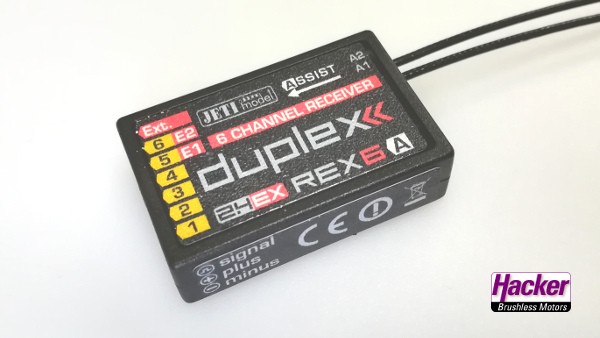 RR6A Duplex 2,4 Ghz Empfänger Assist