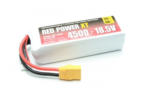 Lipo 18,5V/4500Mah 25C Red Power XT