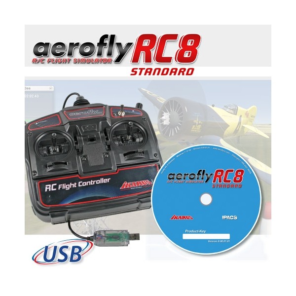 Aerofly RC8 STANDARD mit USB-FlightController