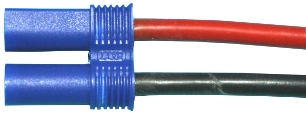 EC5 Buchse mit 4mm Kabel 2,5mm² (Stück)